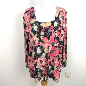 East 5th Floral Print Top | sz XL